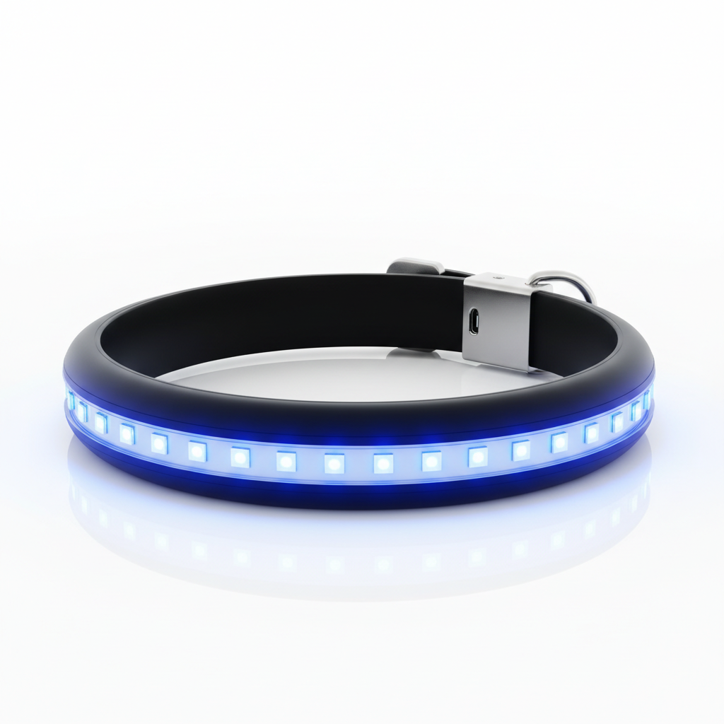 VelvetGlow LED Safety Collar